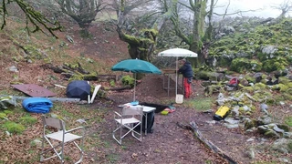 Aire zabaleko ikerketa arkeologikoak Izarraitzen: Euriak barkatzen ez duenenan