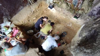 Amalda III haitzuloan 2023ko landa lan nagusiak, bukatuta