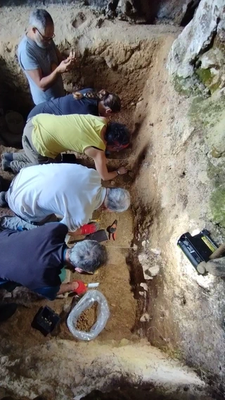 Amalda III haitzuloan 2023ko landa lan nagusiak, bukatuta