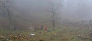 Izarraitz, aire zabaleko ikerketa arkeologikoak: elurra mara-mara