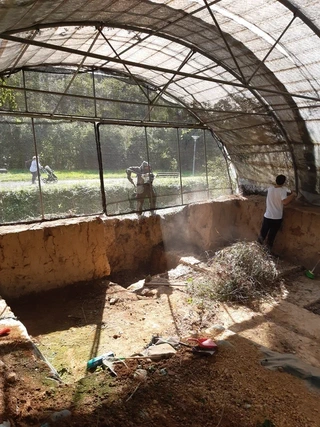 Mantentze lanak auzolanean Zestoako Irikaitz aztarnategian