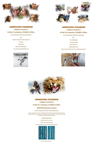 Urrian izan ditugu Arkeologia Tailerrak ikastetxeetako gazteekin