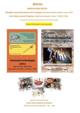 Zestoako Arkeologia Astea 2025: Hitzaldiak eta Herri Azoka