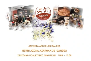 Zestoako Arkeologia Astea 2025: Herri Azoka