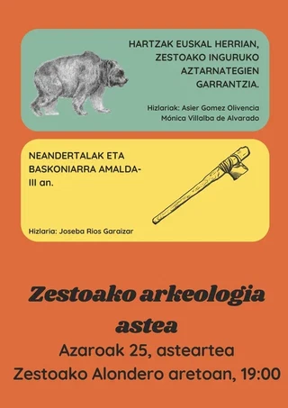 Zestoako Arkeologia Astea 2025: Hitzaldiak