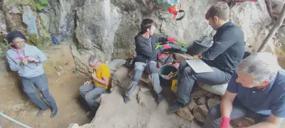 Amalda III kobazuloko indusketa 2025