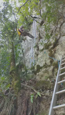 Amalda III haitzuloan 2023ko landa lan nagusiak, bukatuta