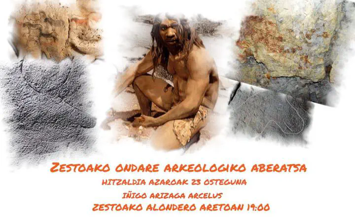 Bihar, azaroak 23 osteguna hitzaldia Zestoako Arkeologi astean.